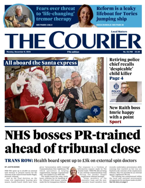 Cover of The Courier & Advertiser (Fife Edition)