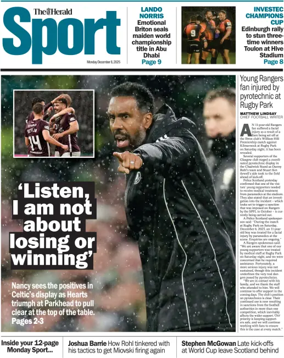 Cover of Herald Sport