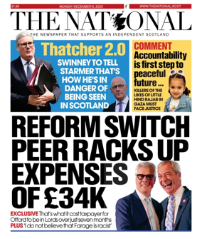 Cover of The National (Scotland)