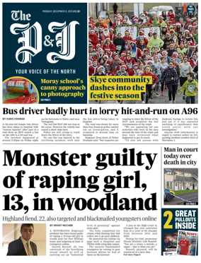 Cover of The Press and Journal (Highlands & Islands)