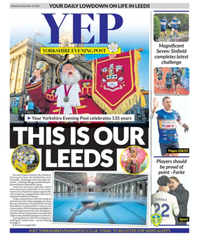 Cover of Yorkshire Evening Post