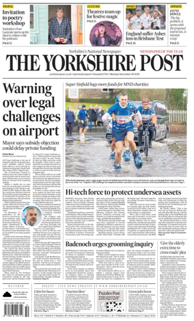 Cover of Yorkshire Post