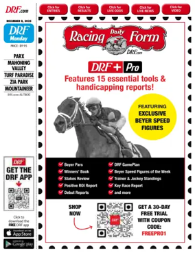 Cover of Daily Racing Form National Digital Edition