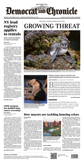 Cover of Democrat and Chronicle