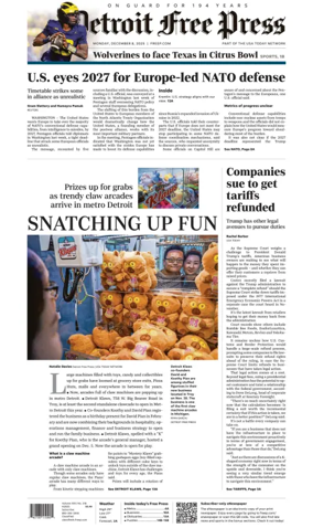 Cover of Detroit Free Press