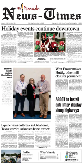 Cover of El Dorado News-Times (VCID - Camden News)