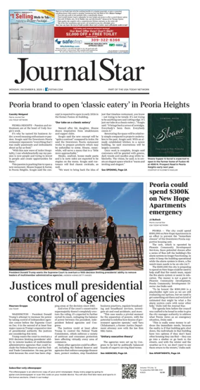 Cover of Journal Star (Peoria)