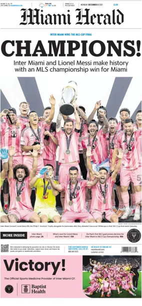 Cover of Miami Herald