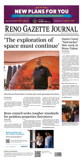 Cover of Reno Gazette Journal