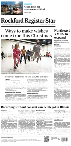 Cover of Rockford Register Star