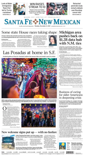 Cover of Santa Fe New Mexican
