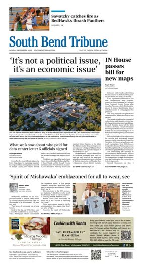 Cover of South Bend Tribune
