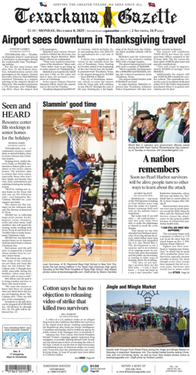 Cover of Texarkana Gazette