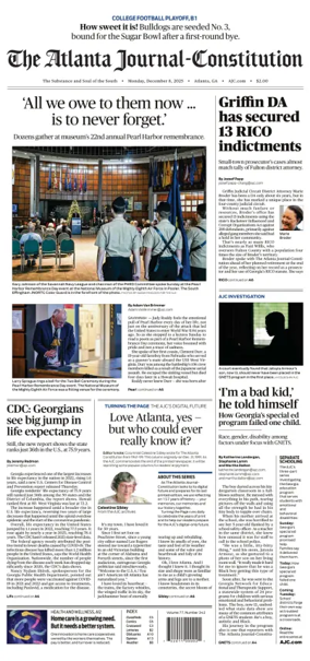 Cover of The Atlanta Journal-Constitution