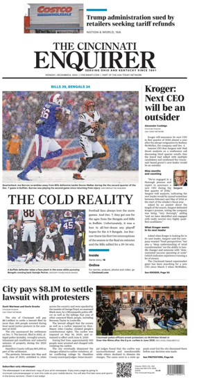 Cover of The Cincinnati Enquirer