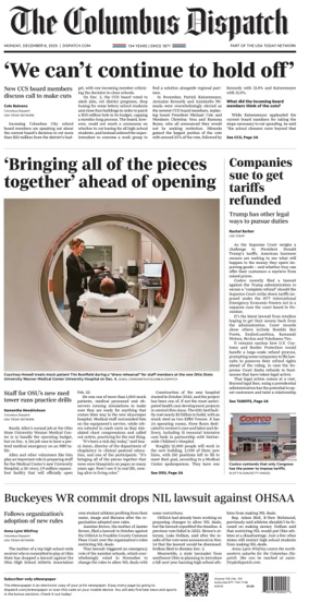 Cover of The Columbus Dispatch