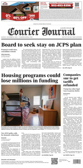 Cover of The Courier-Journal (Louisville)