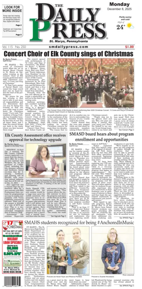 Cover of The Daily Press