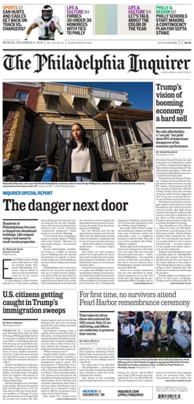 Cover of The Philadelphia Inquirer