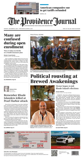 Cover of The Providence Journal