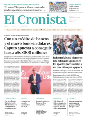 Cover of El Cronista comercial