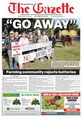 Cover of Warragul & Drouin Gazette