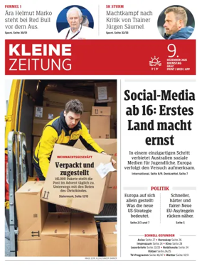Cover of Kleine Zeitung Steiermark