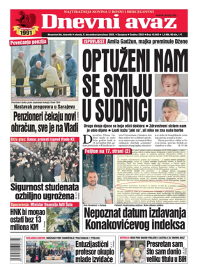Cover of Dnevni avaz