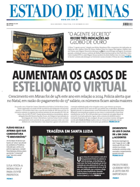 Cover of Estado de Minas (Brazil)