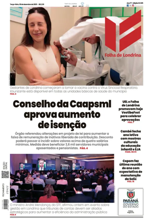 Cover of Folha de Londrina
