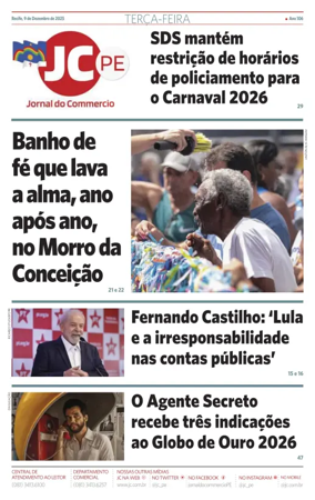 Cover of Jornal do Commercio