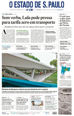 Cover of O Estado de S. Paulo