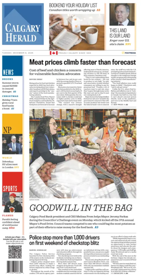 Cover of Calgary Herald
