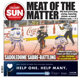 Cover of Calgary Sun
