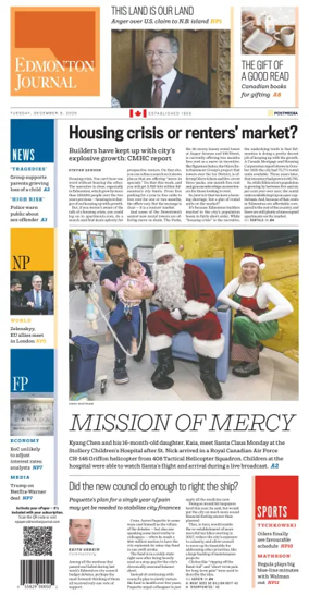 Cover of Edmonton Journal