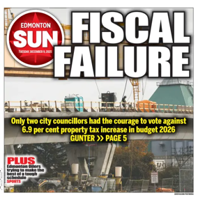 Cover of Edmonton Sun