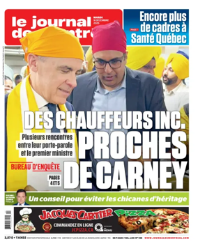 Cover of Le Journal de Montreal
