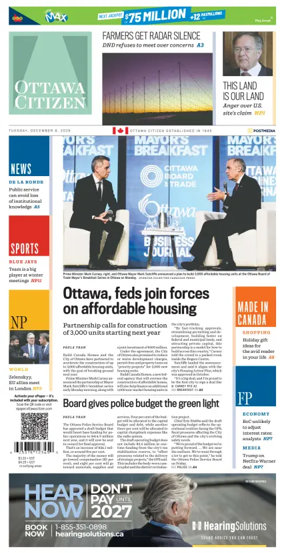Cover of Ottawa Citizen