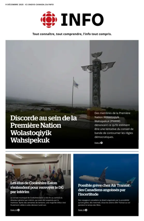 Cover of Radio-Canada Info