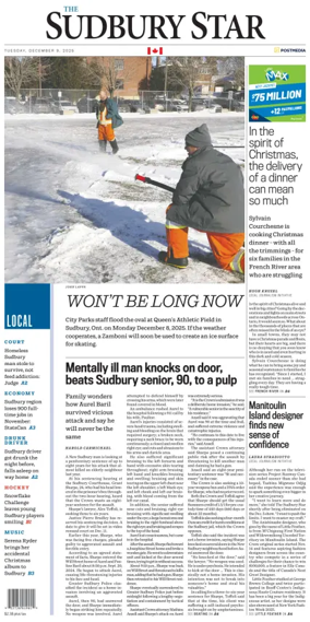 Cover of The Sudbury Star