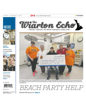 Cover of Wiarton Echo