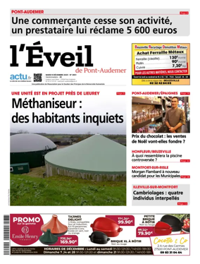 Cover of L'Éveil de Pont-Audemer