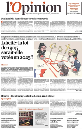 Cover of L'Opinion