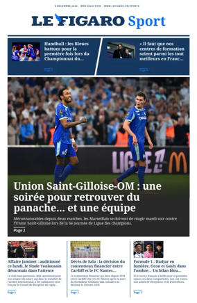 Cover of Le Figaro Sport