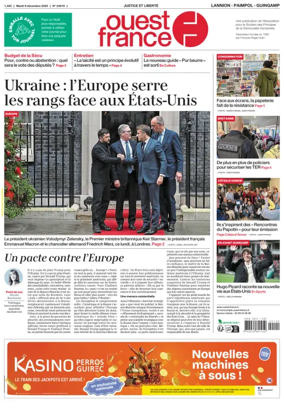 Cover of Ouest France (Lannion)