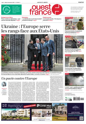 Cover of Ouest France (Pontivy)