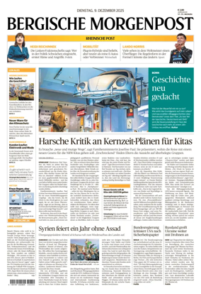 Cover of Bergische Morgenpost Wermelskirchen/Hückeswagen/Radevormwald