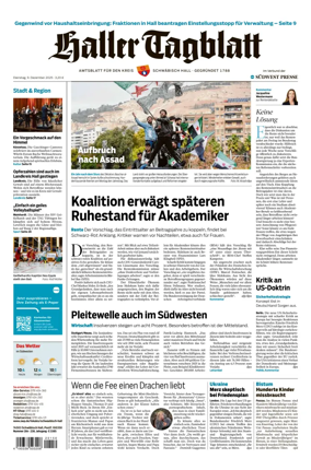 Cover of Haller Tagblatt
