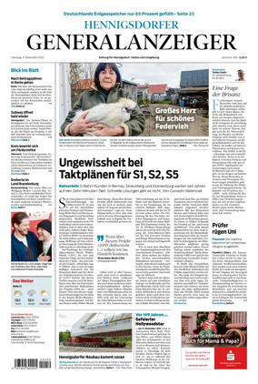 Cover of Hennigsdorfer Generalanzeiger