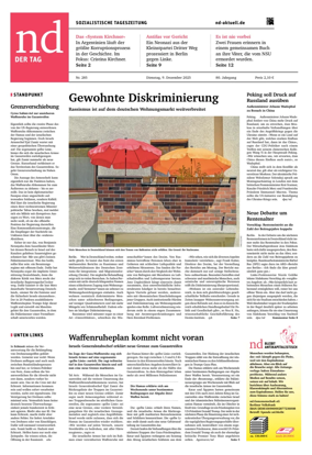 Cover of Neues Deutschland